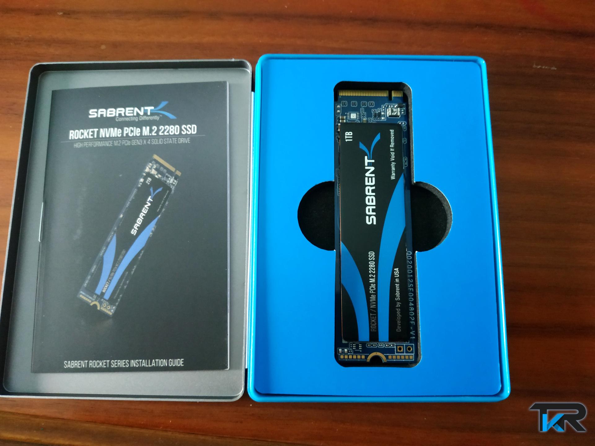 SSD nvme Sabrent Rocket 1TB Review : Performance al top