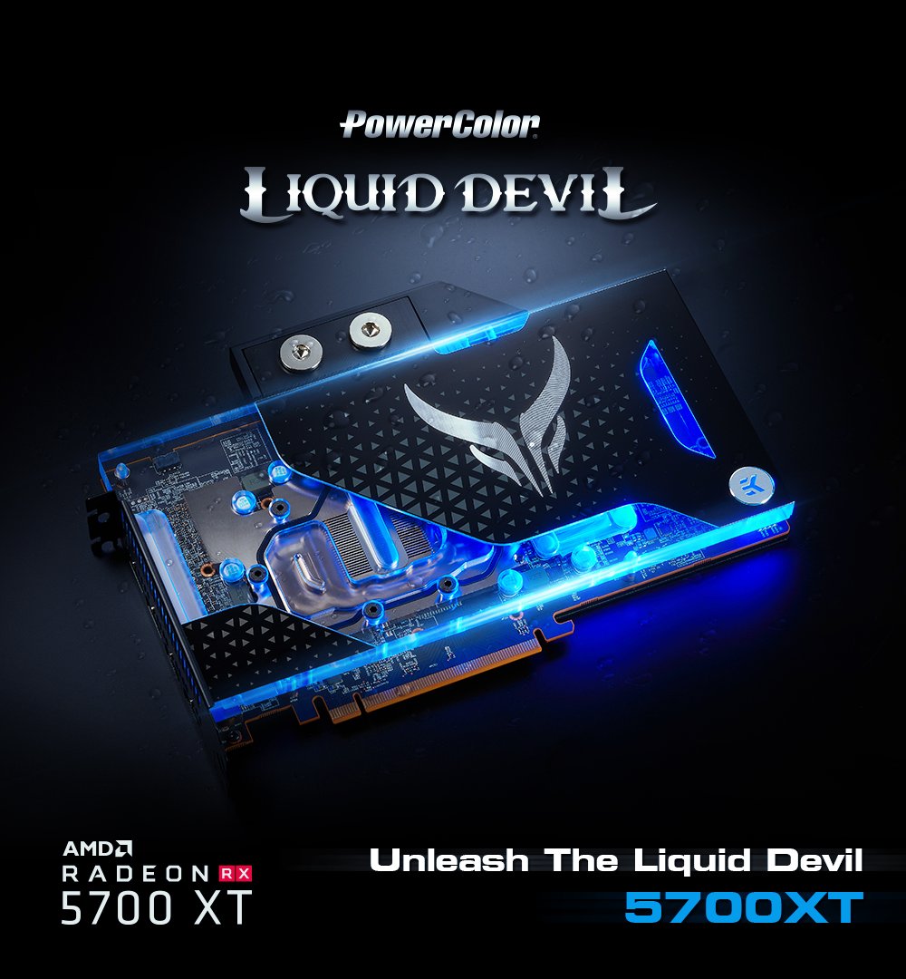 PowerColor annuncia ufficialmente la RX 5700XT Liquid Devil