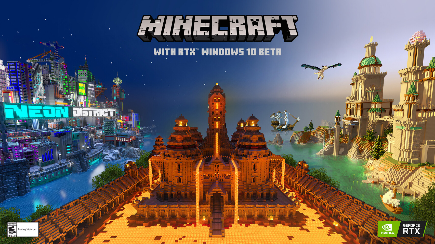Open Beta di Minecraft RTX